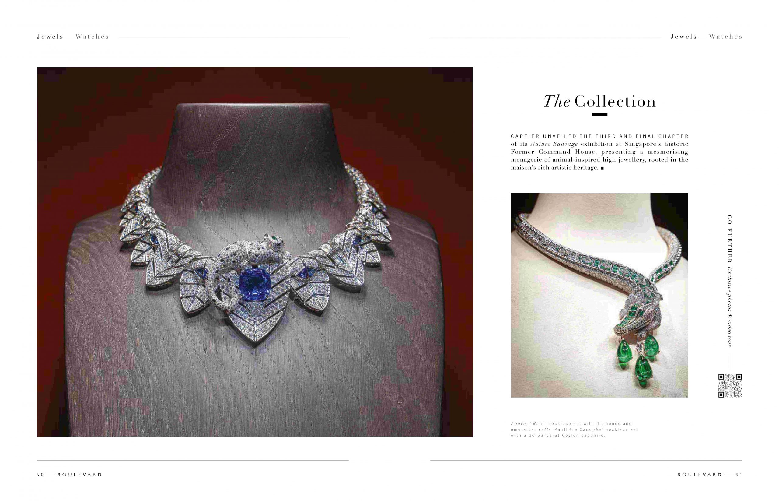 Cartier Nature Sauvage exhibition-magazine