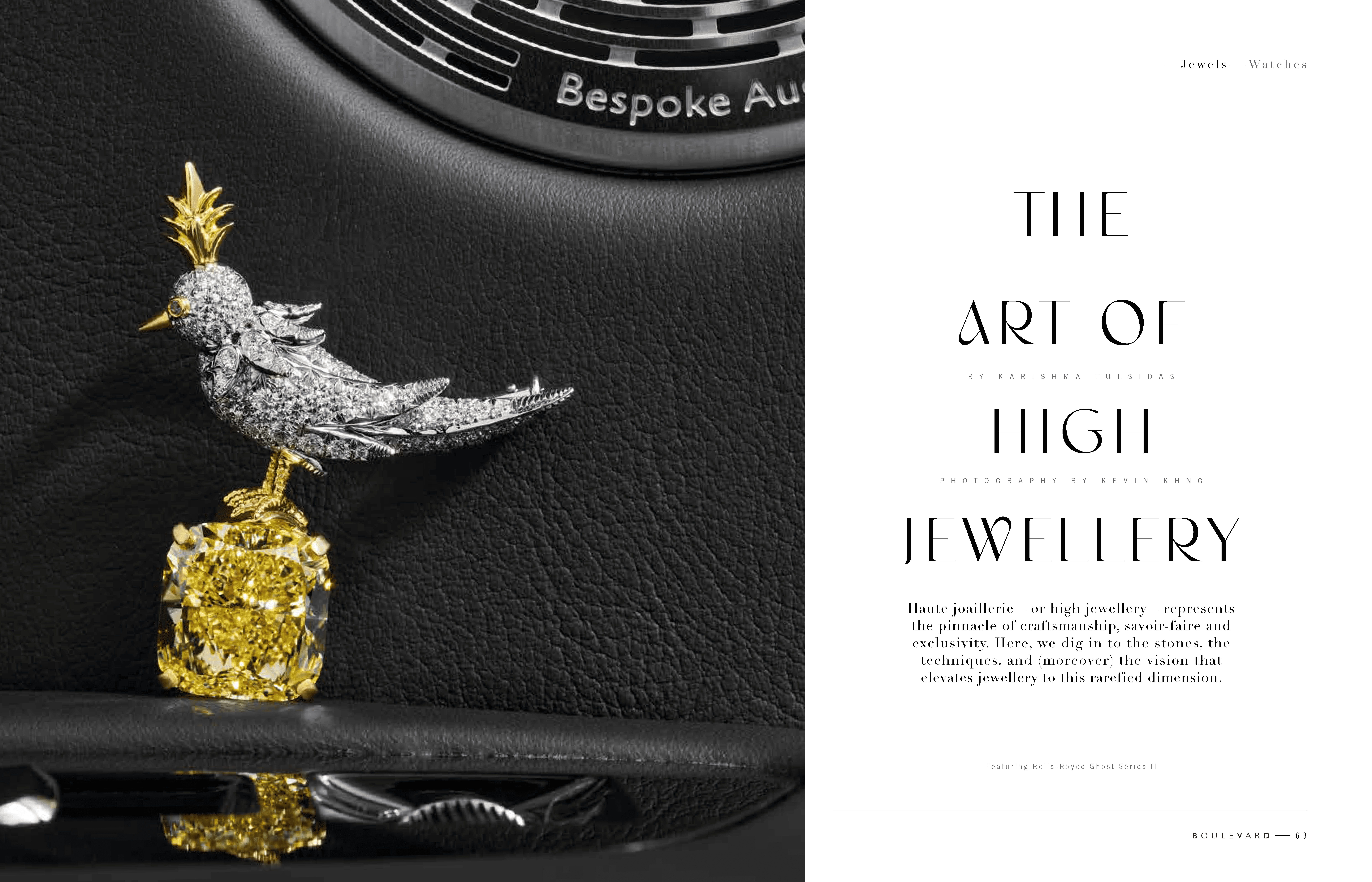 High jewellery opener-magazine