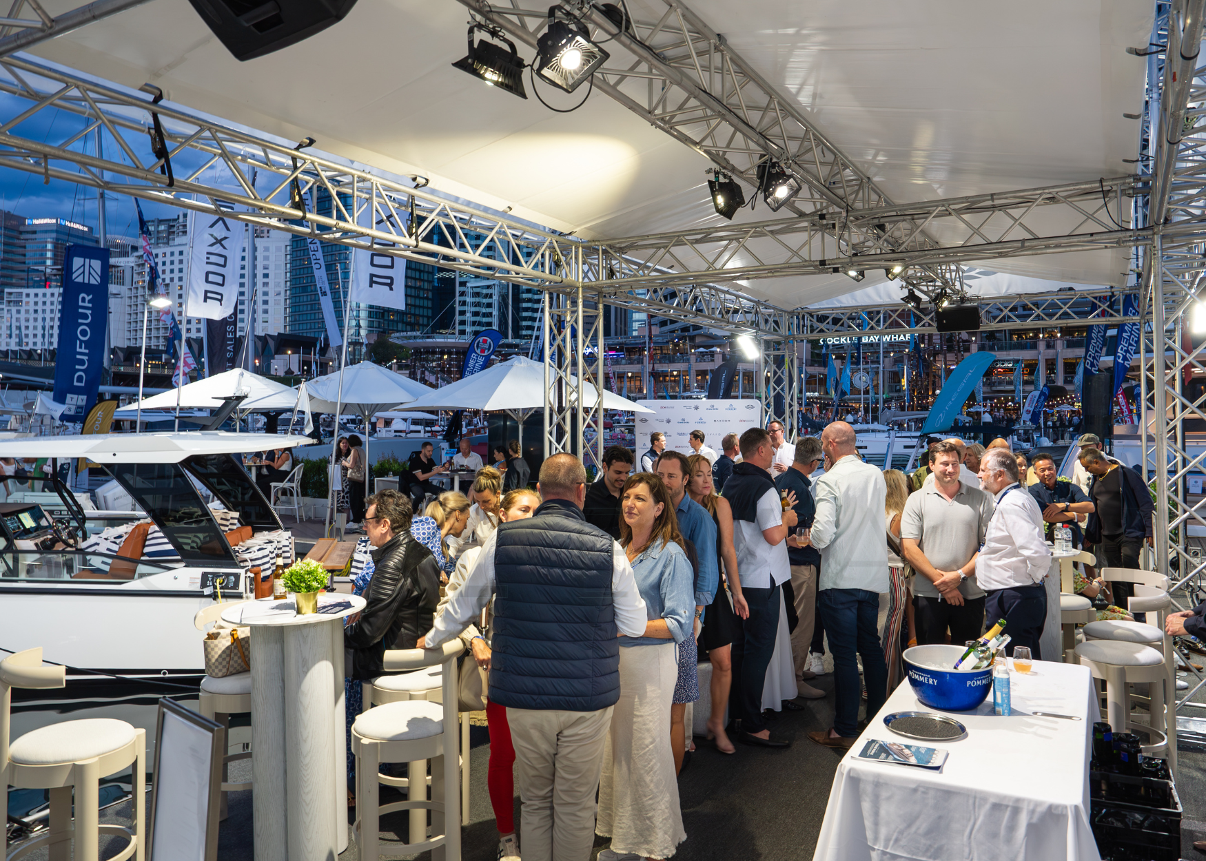 Boulevard and DCH Marine celebrate the Sunseeker 76 Yacht at the Sydney International Boat Show