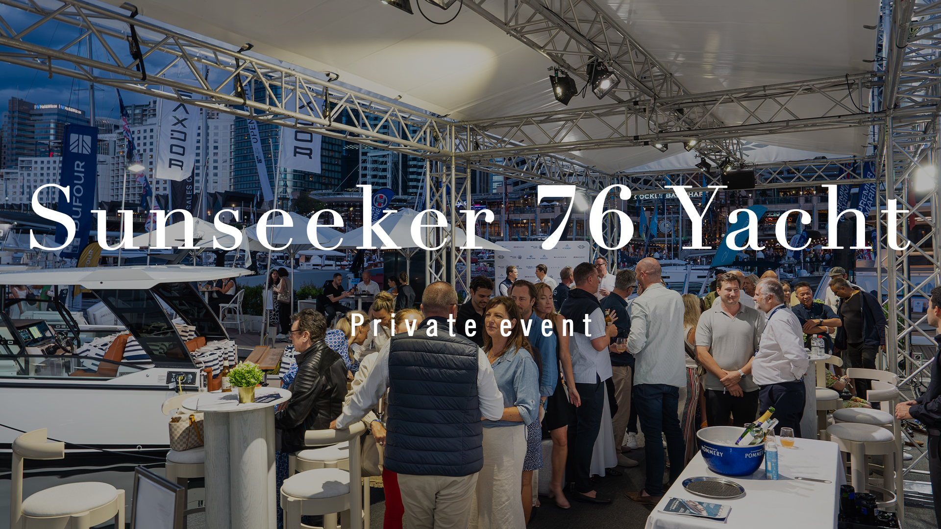 Sunseeker 76 Yacht x DCH Marine Event_Cover