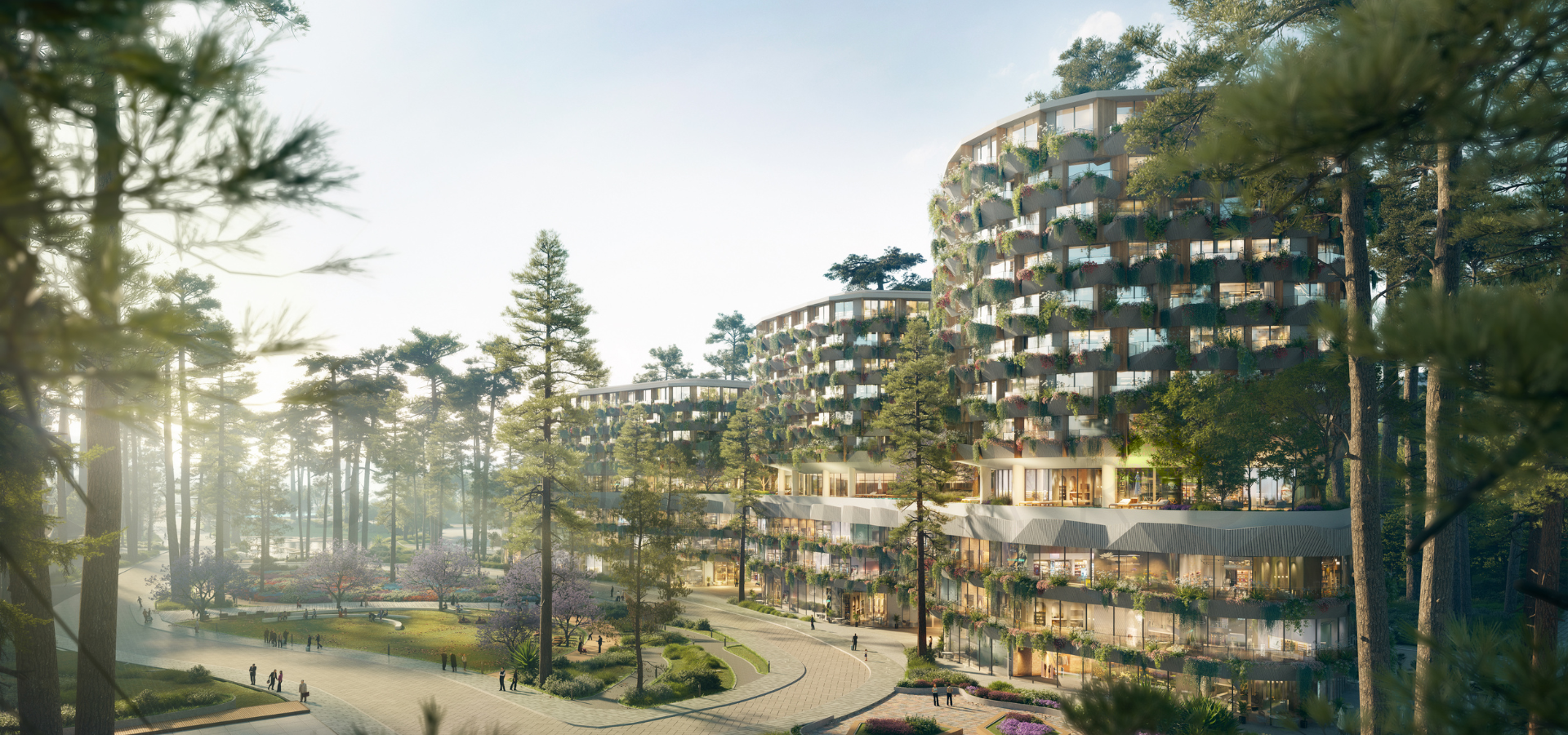 HAUS Da Lat Vietnam - Kengo Kuma D1A