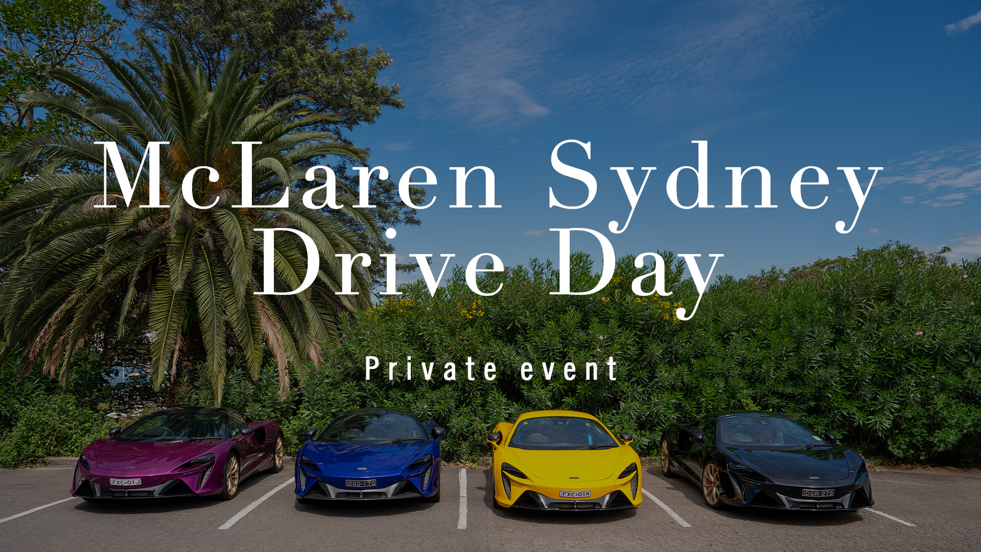 McLaren AU Drive Day Event_Cover