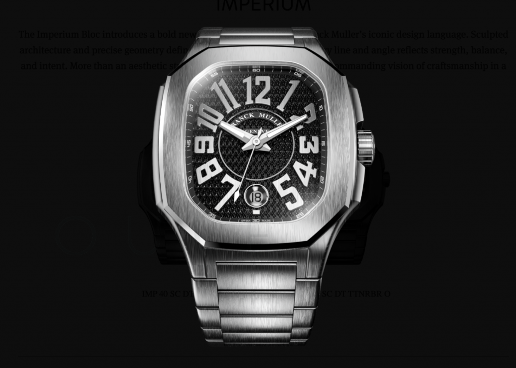 Franck Muller Imperium Bloc