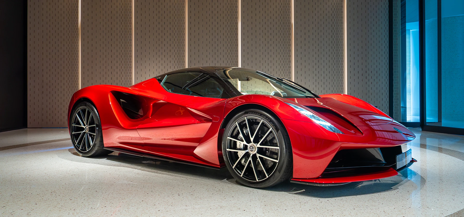 The Lotus Evija, one of only 130 examples of the all-electric hypercar ever built, was previewed exclusively in Singapore in July 2026 as part of its Asia tour.