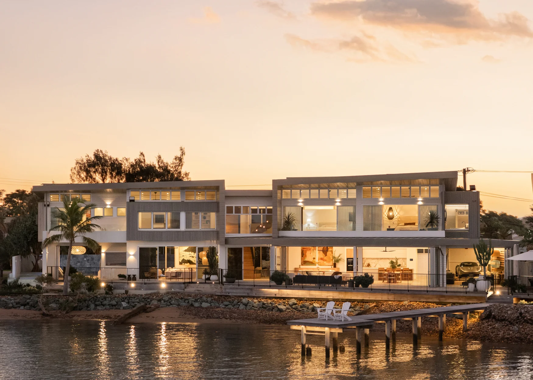 Shore Street North Cleveland Waterfront Mansion Exterior