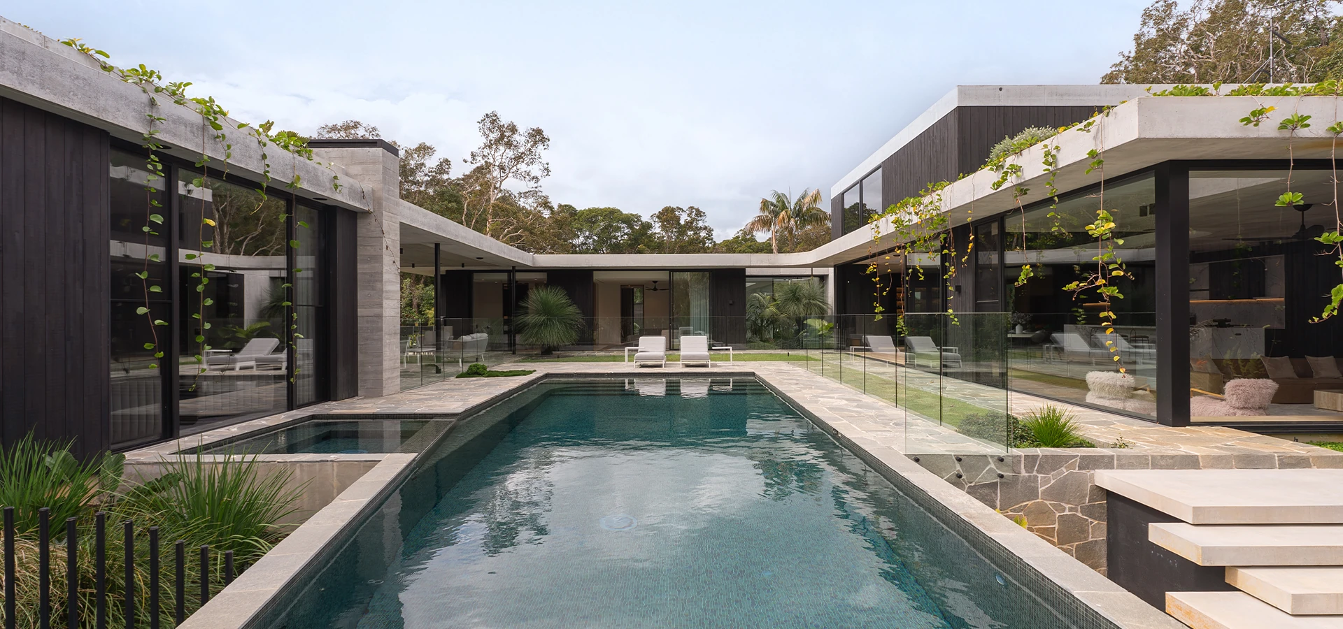 Nojoor Rd estate: An award-winning architectural residence on two private acres with golf course frontage in the Sunshine Coast
