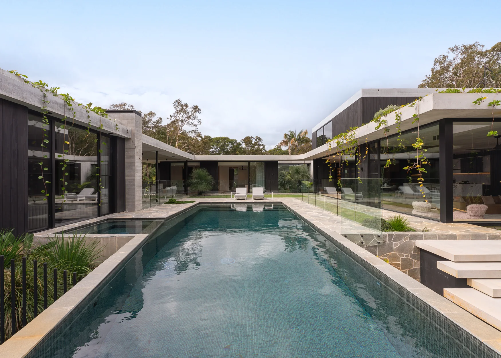Nojoor Rd estate: An award-winning architectural residence on two private acres with golf course frontage in the Sunshine Coast