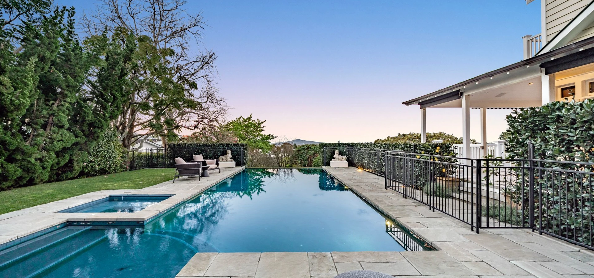 Ridings and Warrington Rd estate: A dual-title residence and tennis court holding, set on the Remuera Northern Slopes, in Auckland